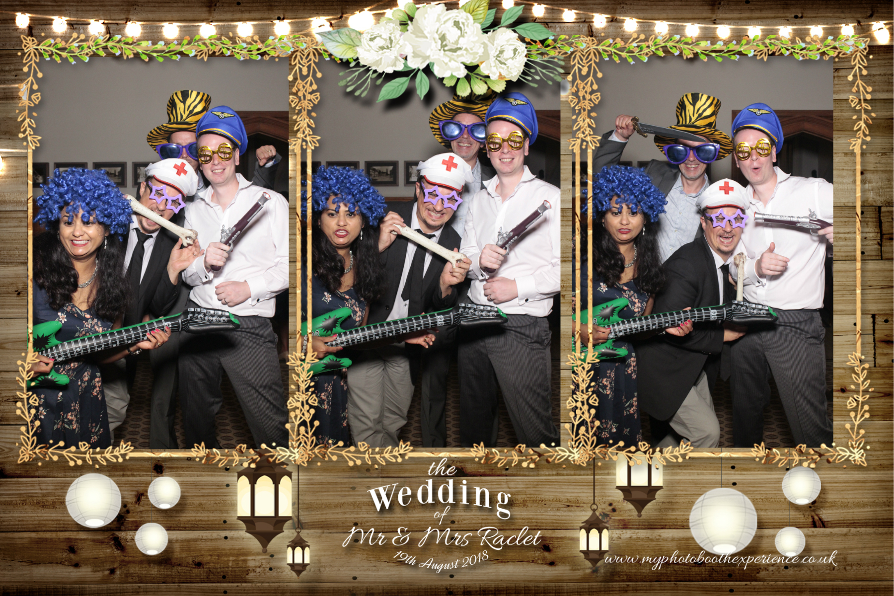 Mr & Mrs Raclet | View more photos from the event at gallery.myphotoboothexperience.co.uk/u/MyPhotoBoothExperienceLtd/Mr-Mrs-Raclet